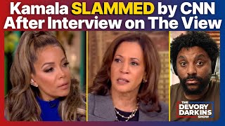 Kamala SLAMMED by CNN After Trump DERANGED Interview on The View [upl. by Haletta866]