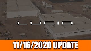 Lucid Motors Factory Construction Update 11162020 [upl. by Korman]