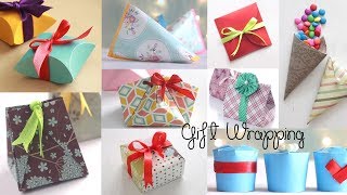 10 Fantastic Gift Wrap Ideas  Paper Crafts  Compilation [upl. by Obellia914]