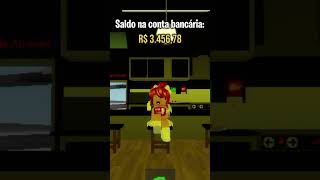 SALDO DA CONTA BANCÁRIA 🤣💸 roblox seinscreve naoflopa memes humor seinscreva [upl. by Enoval]