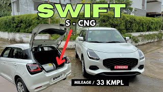 33 കിലോമീറ്റർ മൈലേജ് ഉള്ള സ്വിഫ്റ്റ് എത്തി  Maruti Suzuki New Epic Swift S cng Review [upl. by Kcolttam]