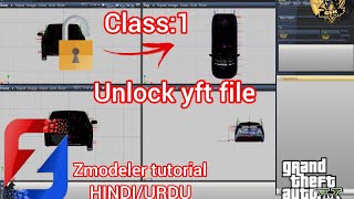 How to import yft file in Zmodeler GTA 5 in HindiUrdu [upl. by Nyltac]