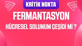 FERMANTASYON HÜCRESEL SOLUNUM ÇEŞİDİ Mİ [upl. by Latsyc]