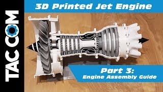 3D Printed Jet Engine  Part 3 Assembly Guide [upl. by Eiznek163]