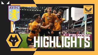 AN INCREDIBLE COMEBACK AT VILLA PARK  Aston Villa 23 Wolves  Highlights [upl. by Maximilianus]