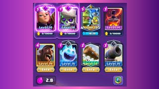 28 Hog Cycle Deck in Clash Royale  Ladder Push ‼ [upl. by Ym869]