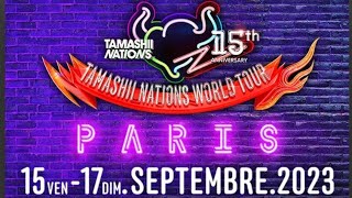 TAMASHII NATIONS WORLD TOUR PARIS 2023 saint seiya dragonball one piece [upl. by Aufa627]