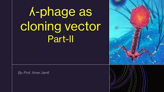 Lamda pahge as cloning vector part II Rec [upl. by Bristow]