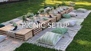 Picnic Setup DIY [upl. by Jeggar]