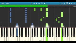 Coldplay  Clocks  Piano Tutorial  How to play Clocks Synthesia [upl. by Wyly]