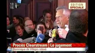 Clearstream  Dominique de Villepin relaxé [upl. by Dloraj510]