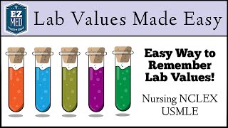 EASY TRICKS to Remember Lab Values Nursing NCLEX USMLE [upl. by Lacsap]