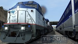 TS2016 Amtrak Dash 8 32 BWH [upl. by Selemas]