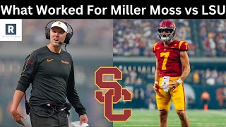 Miller Moss Put On A CLINIC vs LSU  USC Football [upl. by Anitak911]