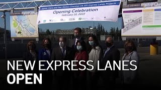 Highway 101 Express Lanes Along the Peninsula to Open [upl. by Ettelrahc]