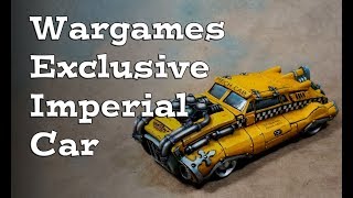 Painting Wargames Exclusive 40k Imperial Car Admech Cab [upl. by Annaor606]