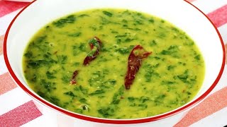 होटल जैसी लसानी दाल पालक l daal palak recipe lahsun ki daal palak recipe [upl. by Htaeh233]