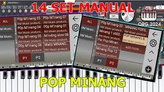 SET ORG2024 POP MELAYU MINANG SLOW  HD MANUAL CEK DEMO ISI 14 STEL FUL MELODI [upl. by Arundell]