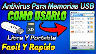 EL MEJOR ANTIVIRUS PARA MEMORIAS USBSD 2021  USB RESCATE  Vacuna Un USB De Virus [upl. by Anilahs]