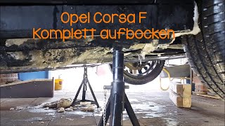 Opel Corsa F aufbocken [upl. by Acimehs]