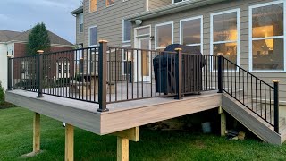 Trex Composite Deck Installation  Start to Finish [upl. by Yot]