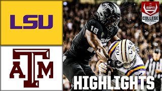 LSU Tigers vs Texas AampM Aggies  Full Game Highlights  ESPN College Football [upl. by Noyerb]