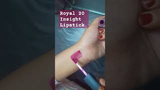 Insight non tranfer lipstick 💄royal 20  shade [upl. by Nottnerb]