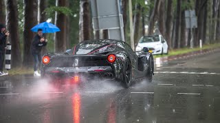 Supercars Accelerating  Centenario LaFerrari Aperta Capristo Aventador 918 Spyder Milltek RS3 [upl. by Schnorr]