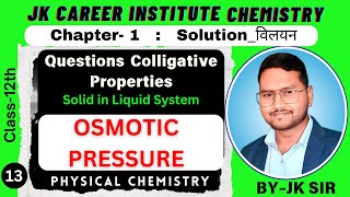 What is Osmotic Pressure  Class 12  Chemistry  JK Sir  Innovate403 [upl. by Howzell573]