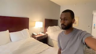 Hampton Inn Room Tour [upl. by Dnalyram]