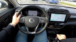 2024 KGM SsangYong TIVOLI 15 TGDi 163 HP POV Test drive  In depth review CARiNIK [upl. by Aitnahs798]