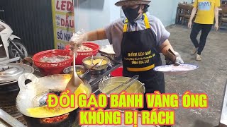 BÀ NỘI BÁNH XÈO NHÍ THAY LOẠI GẠO CHO BỘT ĐỔ BÁNH VÀNG NHƯ RI6 MIỀN TÂY LẤY BÁNH DỄ DÀNG KHÔNG RÁCH [upl. by Eisse]