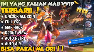 CHEAT ML MOD MENU TERBARU 2024  UNLOCK ALL SKIN DRONE VIEW RADAR MAP AUTO AIM [upl. by Harilda342]