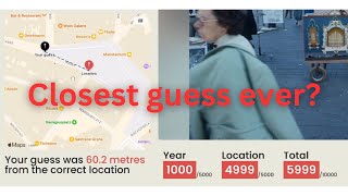 Almost got a perfect distance score  TimeGuessr [upl. by Llenyr]