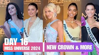 MISS UNIVERSE 2024  DAY 16 NEW CROWN AND MORE [upl. by Thevenot411]