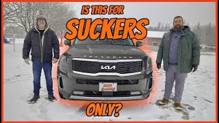 2022 Kia Telluride Review  With 3rd Row Test [upl. by Purvis878]