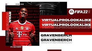 FIFA 22  HOW TO CREATE  RYAN GRAVENBERCH PRO CLUBS [upl. by Sasnak]