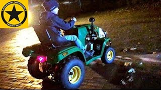 JOHN DEERE TRACTOR for CHILDREN 1st TEST DRIVE gasoline Tractor [upl. by Eedyah593]