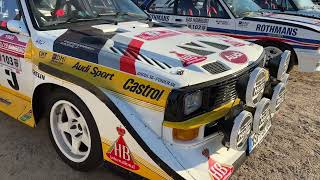 AUDI QUATTRO Rallye Baujahr 1983 bei der Olympia Rallye 72 Revival KielMünchen 2022 [upl. by Mich579]