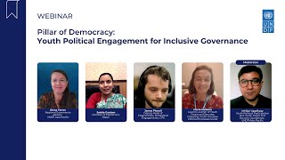 Webinar on Pillar of Democracy Youth Political Engagement for Inclusive Governance [upl. by Akoyn246]