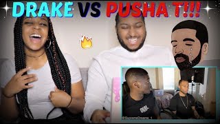 Rdcworld1 quotHow Drakes Friends Tryna Give Him Advice On What To Do With Pusha Tquot REACTION [upl. by Ainar]