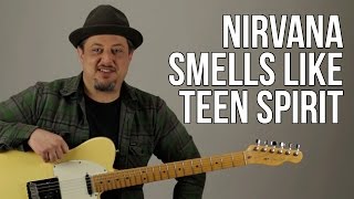 Nirvana Smells Like Teen Spirit Guitar Lesson  Tutorial [upl. by Mellie]