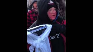 Ottawa Protestor with trampled by horse [upl. by Immac]