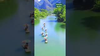 trip on a bamboo raft down the li river in china [upl. by Nairred567]