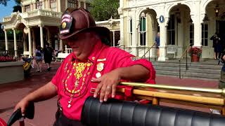 A ride on the Main Street Fire Truck and the Fire Chief talks about the Maleficent fire incident [upl. by Irrabaj]