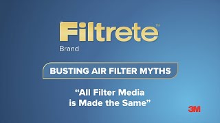 Filtrete™ MythBusting All Filter Media is Made the Same [upl. by Tellford]