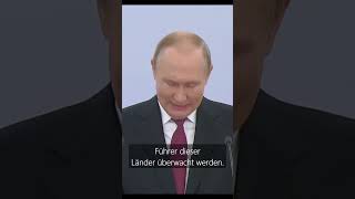 Putin  ÜBER EUROATLANTISCHE SOLIDARITÄT deutschland BESATZUNG [upl. by Toma670]