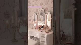 My cute princess room 🪞🩰🎀 beautiful youtubeshorts pinkroom pink bedroomdecor shorts [upl. by Terag]