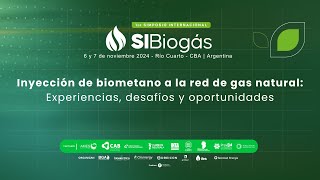 SI BIOGÁS  Panel 8  Inyección de biometano a la red de gas natural [upl. by Ayalat]