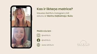 Kas ir Likteņa matrica Naudas kods  Retrītslv saruna ar numeroloģi Marinu DeļikatnajuBušu [upl. by Territus841]